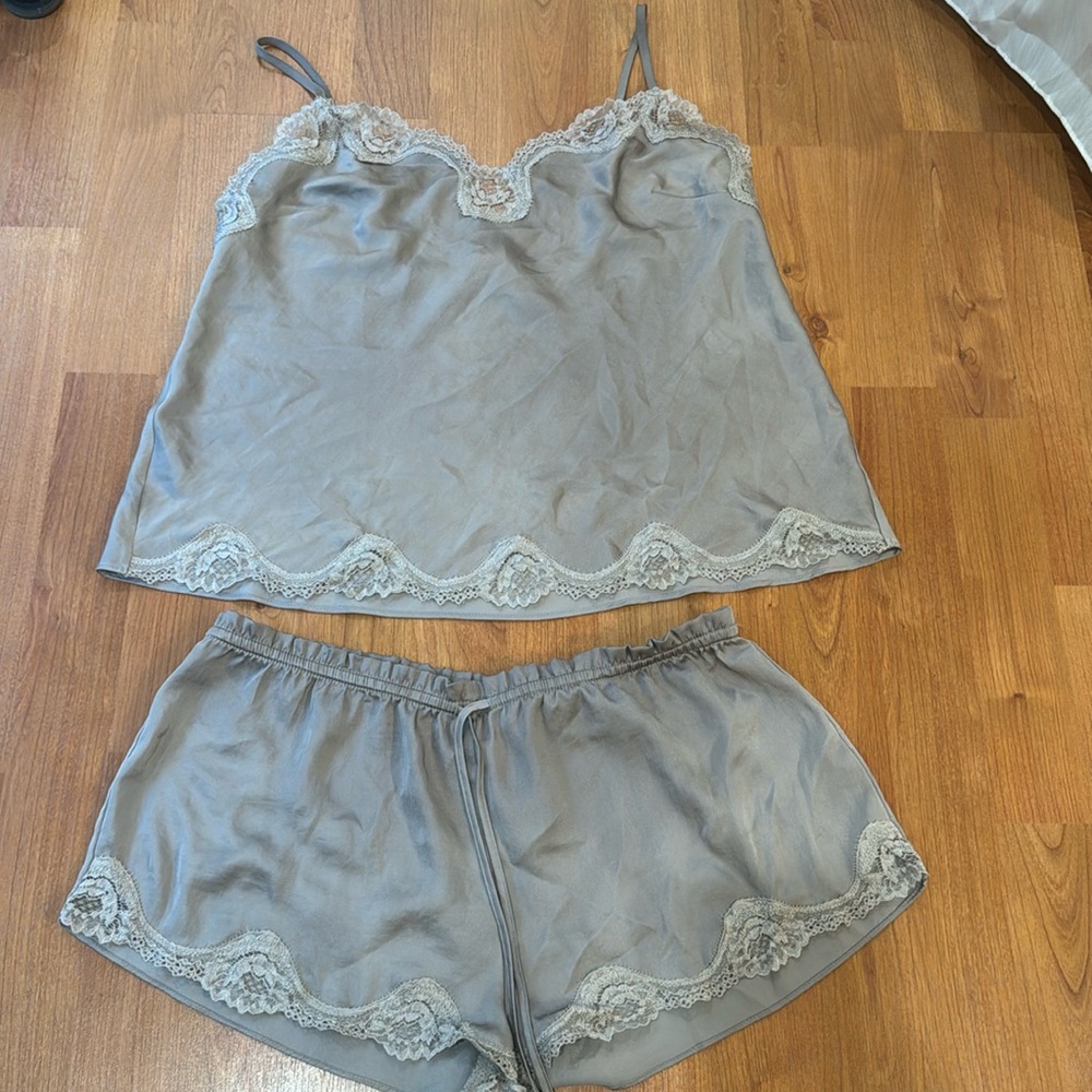 Victoria Secret Silk PJ Set